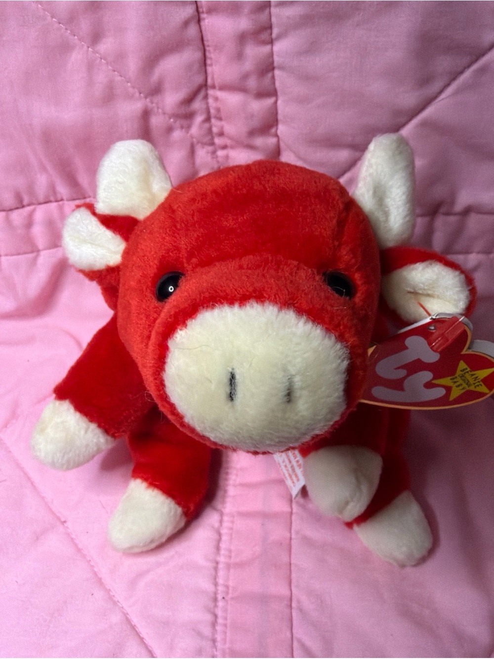 Ty Beanie Buddy Snort the Bull Plush Toy - 4002